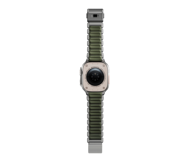 Nomad Stratos Band Natural Titanium Forest Green FKM AW 45/46/49mm - 1537894 - zdjęcie 2